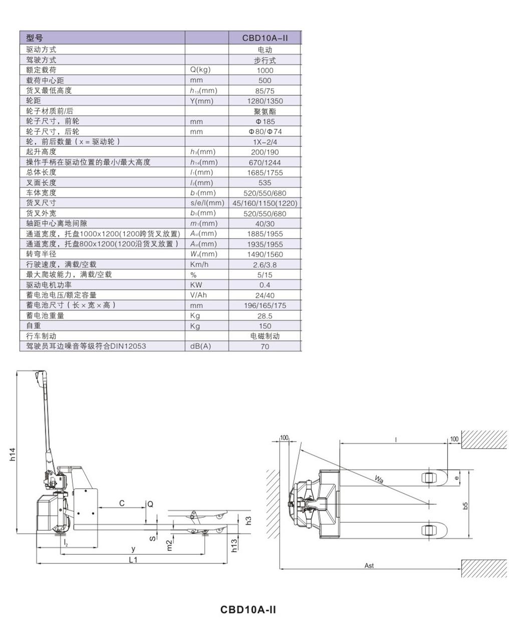 半電動搬運(yùn)車 / CBD10A-II